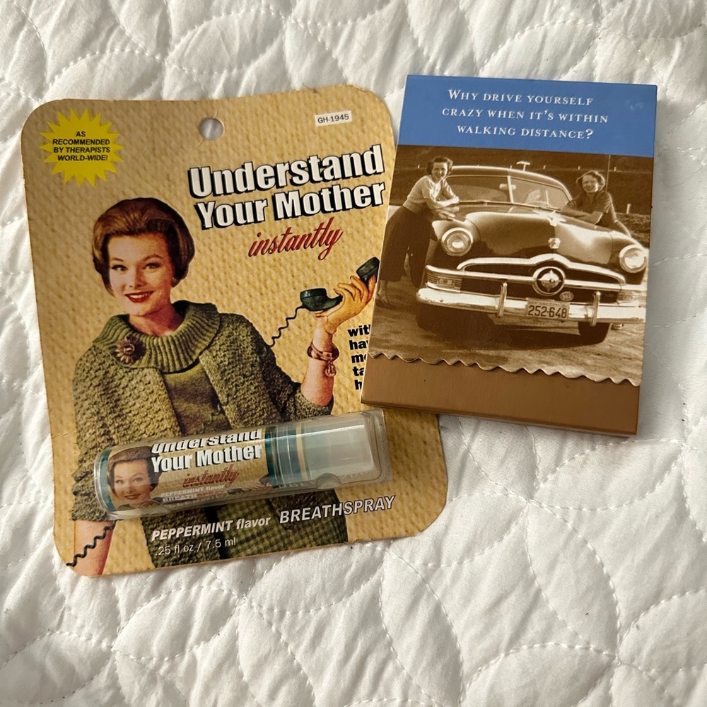 Understand Your Mother Peppermint flavor Breath-spray + Notepad